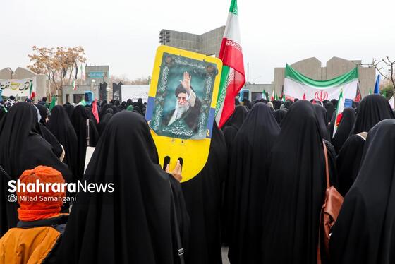 گزارش تصویری | تجمع دانشجویان مشهد در حمایت از پاسخ ایران به تجاوز آمریکایی - صهیونیستی به کشور (۱۲ اسفند ۱۴۰۴)