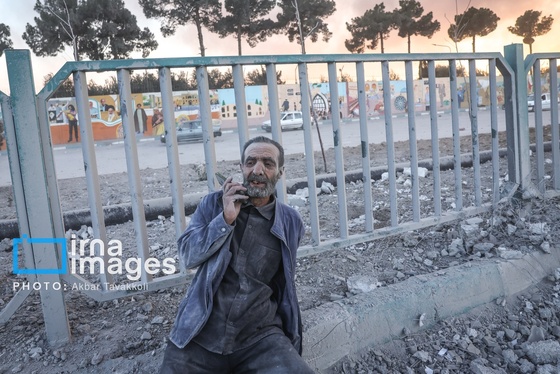 محله فکوری تهران بعد از حملات هوایی دشمن (۱۲ اسفند ۱۴۰۴)