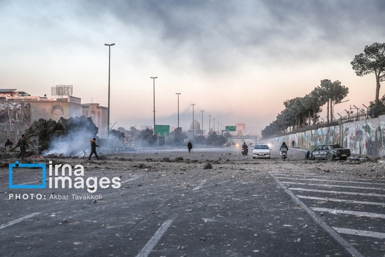 محله فکوری تهران بعد از حملات هوایی دشمن (۱۲ اسفند ۱۴۰۴)