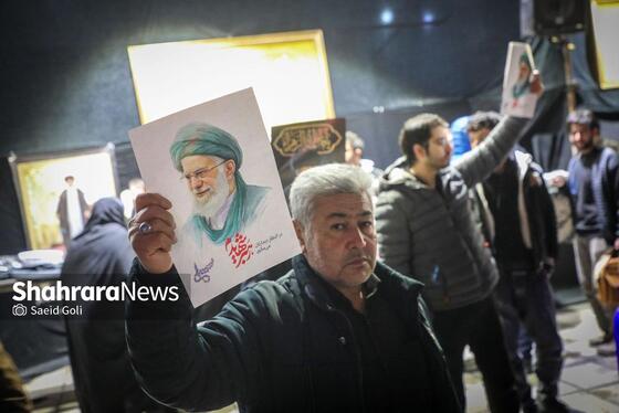 گزارش تصویری | مشهد ایستاده در کنار مدافعان وطن