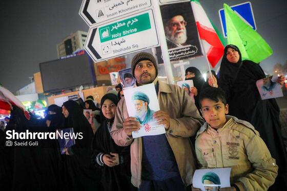 گزارش تصویری | مشهد ایستاده در کنار مدافعان وطن