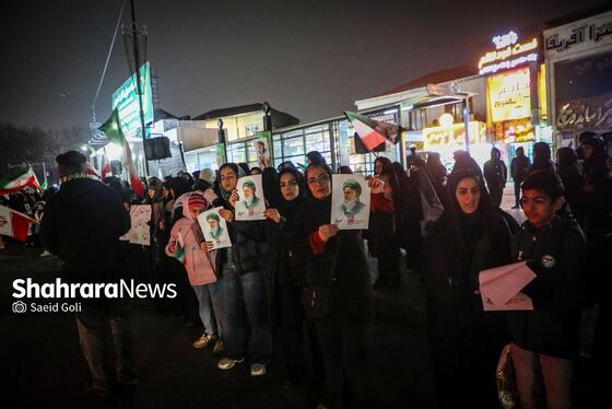 گزارش تصویری | مشهد ایستاده در کنار مدافعان وطن