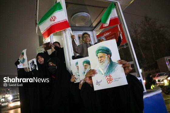 گزارش تصویری | مشهد ایستاده در کنار مدافعان وطن