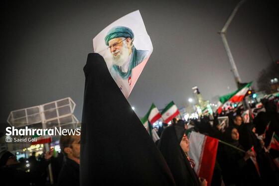 گزارش تصویری | مشهد ایستاده در کنار مدافعان وطن