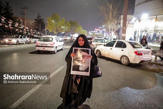 گزارش تصویری | مشهد ایستاده در کنار مدافعان وطن -۲