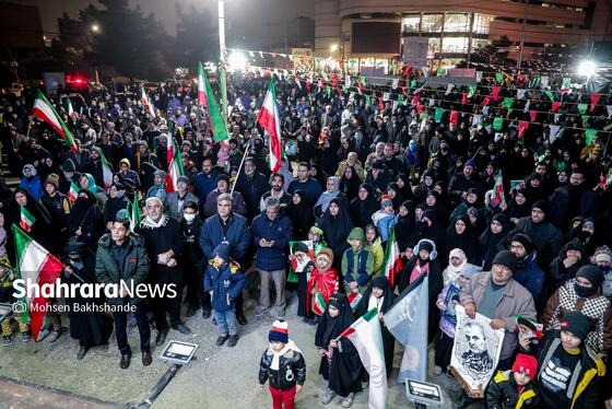 گزارش تصویری | مشهد ایستاده در کنار مدافعان وطن -۲