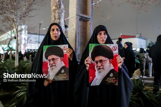 گزارش تصویری | مشهد ایستاده در کنار مدافعان وطن -۲