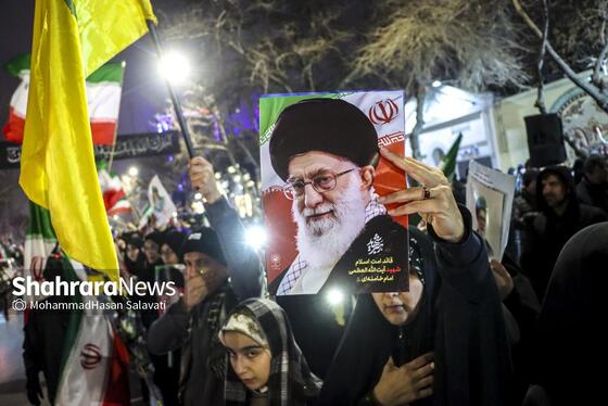 گزارش تصویری | مشهد ایستاده در کنار مدافعان وطن - ۳