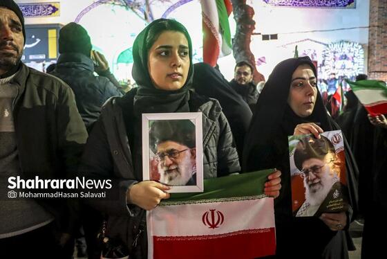 گزارش تصویری | مشهد ایستاده در کنار مدافعان وطن - ۳