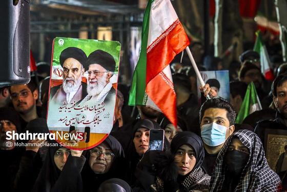 گزارش تصویری | مشهد ایستاده در کنار مدافعان وطن - ۳