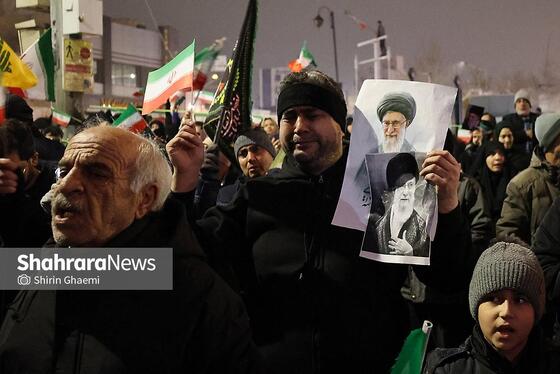 گزارش تصویری | مشهد ایستاده در کنار مدافعان وطن - ۴