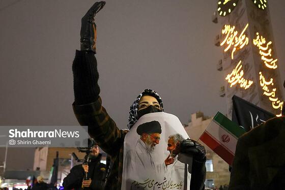 گزارش تصویری | مشهد ایستاده در کنار مدافعان وطن - ۴