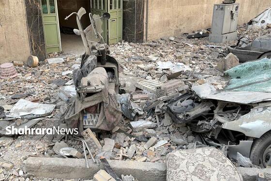 گزارش تصویری | بمباران یک منطقه مسکونی دیگر در تهران