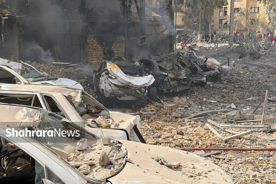 گزارش تصویری | بمباران یک منطقه مسکونی دیگر در تهران