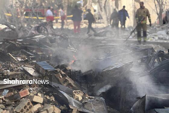 گزارش تصویری | بمباران یک منطقه مسکونی دیگر در تهران