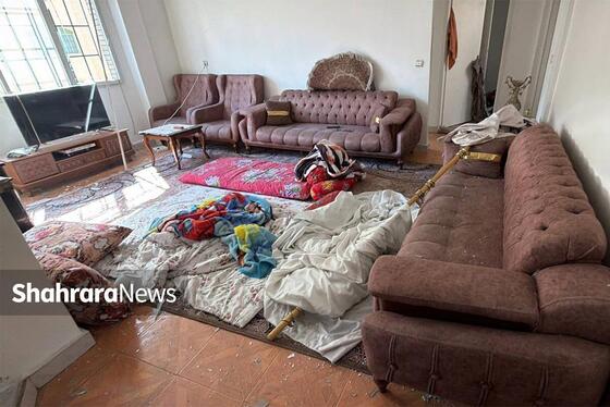 گزارش تصویری | بمباران یک منطقه مسکونی دیگر در تهران