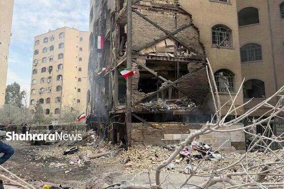 گزارش تصویری | بمباران یک منطقه مسکونی دیگر در تهران