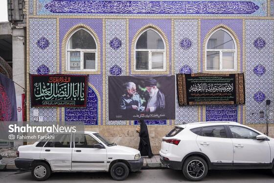 گزارش تصویری | نقش تصویر رهبر شهید انقلاب در کوچه‌های شهر