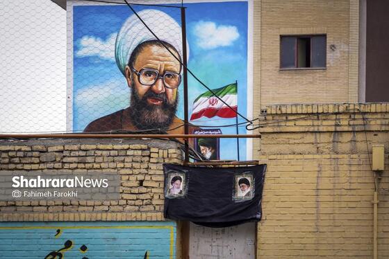 گزارش تصویری | نقش تصویر رهبر شهید انقلاب در کوچه‌های شهر