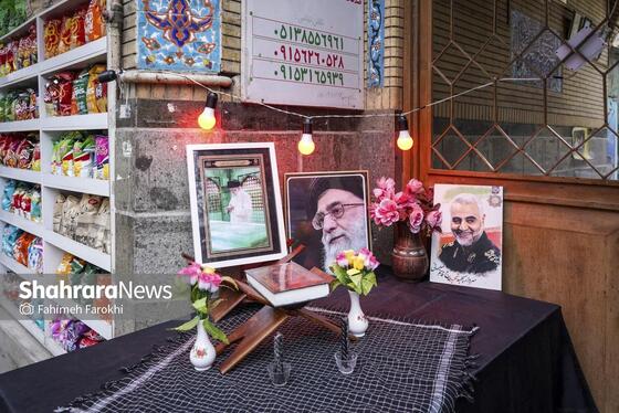 گزارش تصویری | نقش تصویر رهبر شهید انقلاب در کوچه‌های شهر