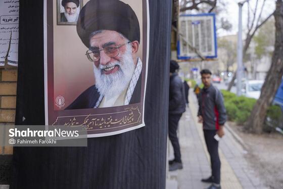 گزارش تصویری | نقش تصویر رهبر شهید انقلاب در کوچه‌های شهر
