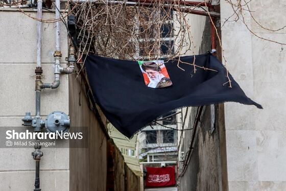 گزارش تصویری | نقش تصویر رهبر شهید انقلاب در کوچه‌های شهر