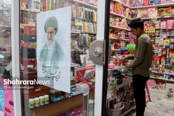 گزارش تصویری | نقش تصویر رهبر شهید انقلاب در کوچه‌های شهر