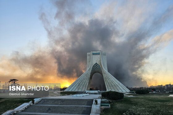 گزارش تصویری | آزادی پس از حملات امروز غرب تهران