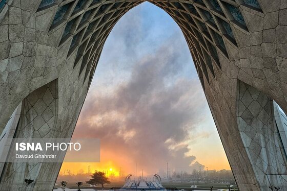 گزارش تصویری | آزادی پس از حملات امروز غرب تهران