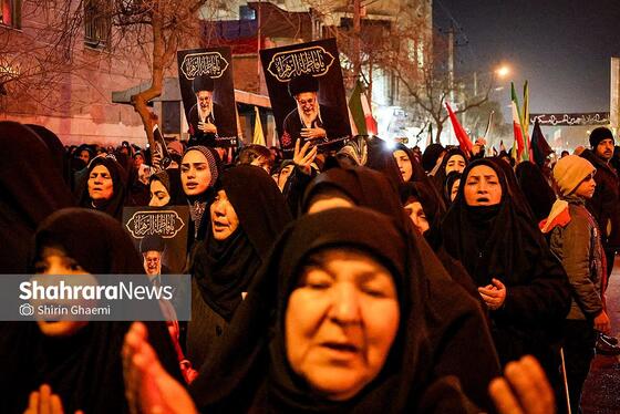 گزارش تصویری | حضور پرشور مردم مشهد در اجتماع خودجوش خونخواهی امام شهید امت ۲