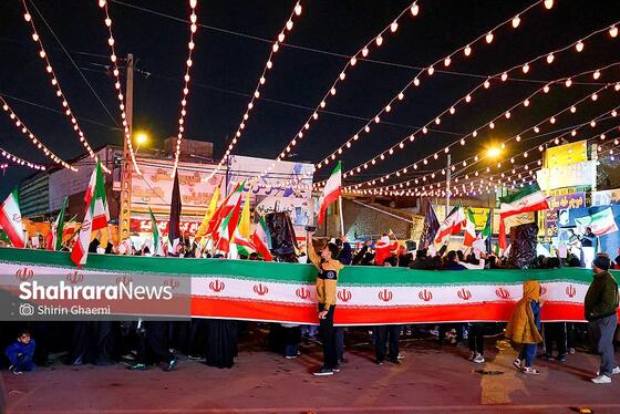 گزارش تصویری | حضور پرشور مردم مشهد در اجتماع خودجوش خونخواهی امام شهید امت ۲