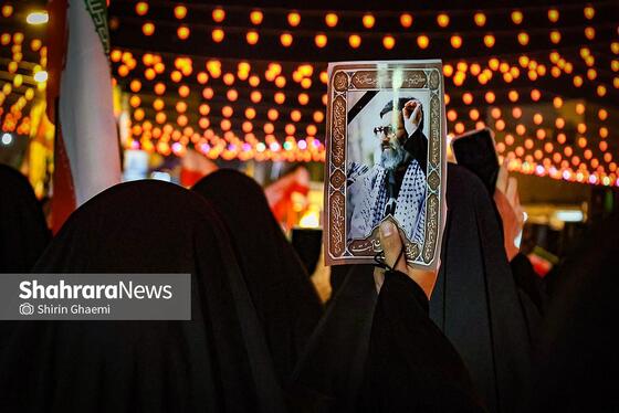 گزارش تصویری | حضور پرشور مردم مشهد در اجتماع خودجوش خونخواهی امام شهید امت ۲