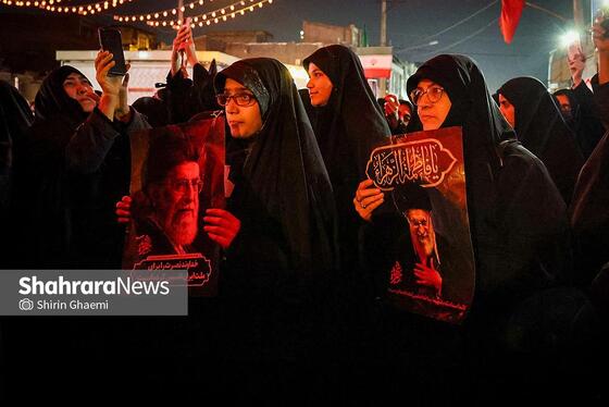 گزارش تصویری | حضور پرشور مردم مشهد در اجتماع خودجوش خونخواهی امام شهید امت ۲