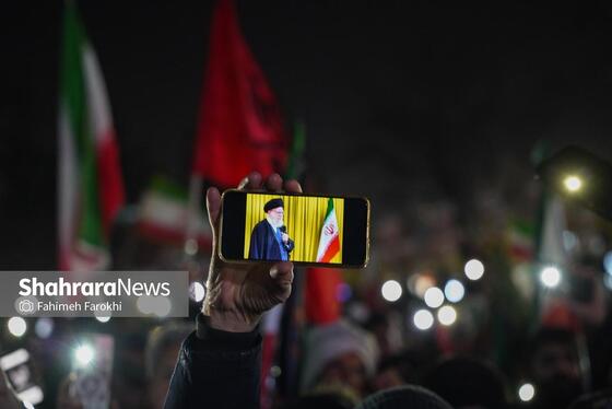 گزارش تصویری | حضور پرشور مردم مشهد در اجتماع خودجوش خونخواهی امام شهید امت ۳
