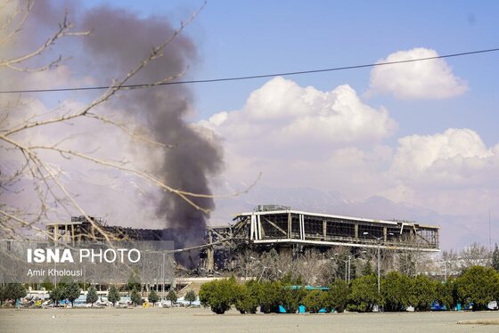 گزارش تصویری | تجاوز هوایی آمریکا و رژیم صهیونیستی به ورزشگاه ۱۲هزار نفری آزادی