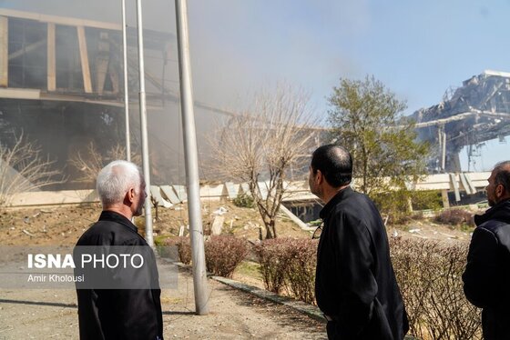 گزارش تصویری | تجاوز هوایی آمریکا و رژیم صهیونیستی به ورزشگاه ۱۲هزار نفری آزادی