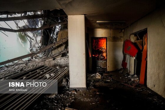 گزارش تصویری | تجاوز هوایی آمریکا و رژیم صهیونیستی به ورزشگاه ۱۲هزار نفری آزادی