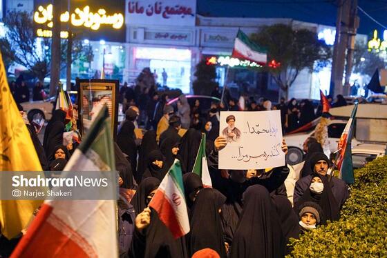 گزارش تصویری | حضور پرشور مردم مشهد در اجتماع خودجوش خونخواهی امام شهید امت در بلوار الهیه و میدان ولیعصر