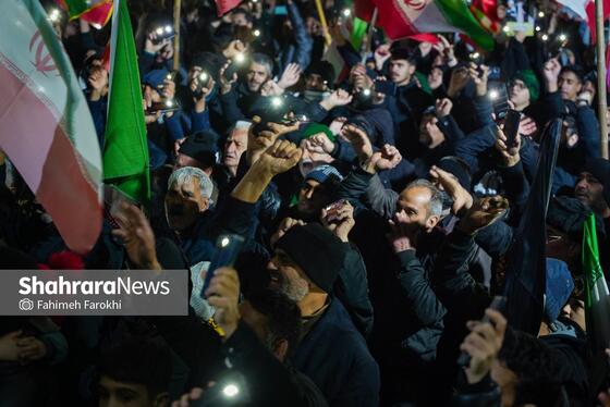 گزارش تصویری | خونخواهی رهبر شهید در میدان فجر مشهد