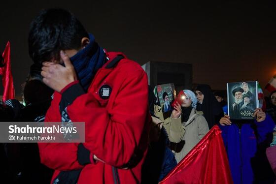 گزارش تصویری | خونخواهی رهبر شهید در میدان فجر مشهد