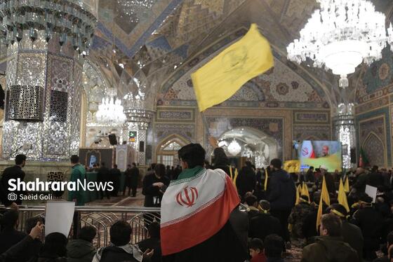 گزارش تصویری | اجتماع مهاجران افغانستانی ساکن مشهد در سوگ قائد امت