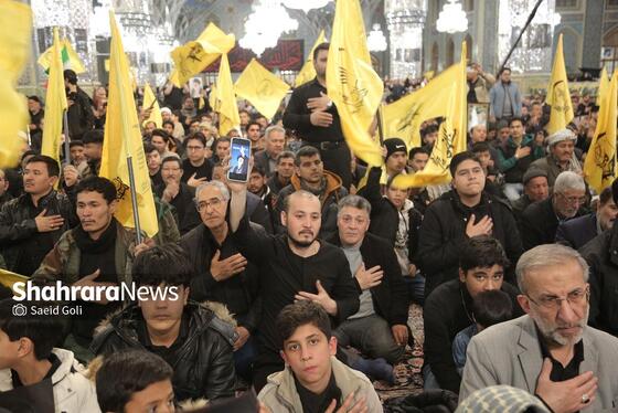 گزارش تصویری | اجتماع مهاجران افغانستانی ساکن مشهد در سوگ قائد امت