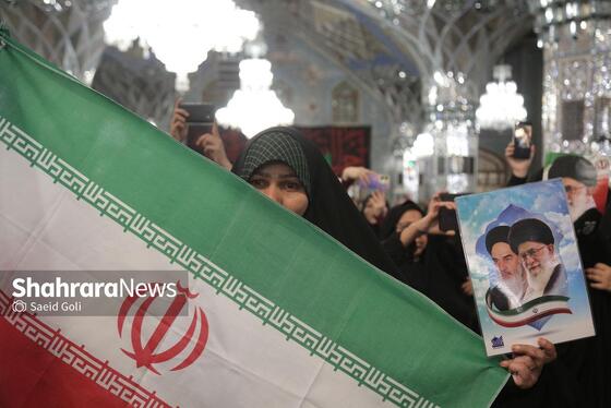 گزارش تصویری | اجتماع مهاجران افغانستانی ساکن مشهد در سوگ قائد امت