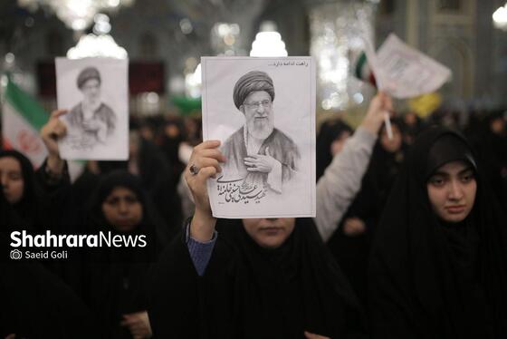 گزارش تصویری | اجتماع مهاجران افغانستانی ساکن مشهد در سوگ قائد امت