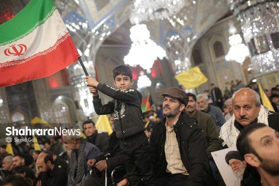 گزارش تصویری | اجتماع مهاجران افغانستانی ساکن مشهد در سوگ قائد امت
