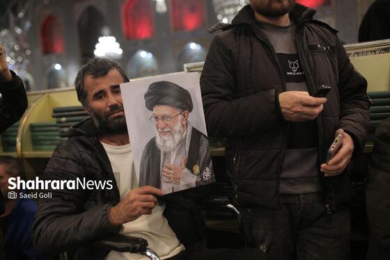 گزارش تصویری | اجتماع مهاجران افغانستانی ساکن مشهد در سوگ قائد امت