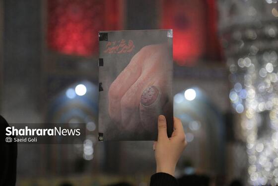 گزارش تصویری | اجتماع مهاجران افغانستانی ساکن مشهد در سوگ قائد امت