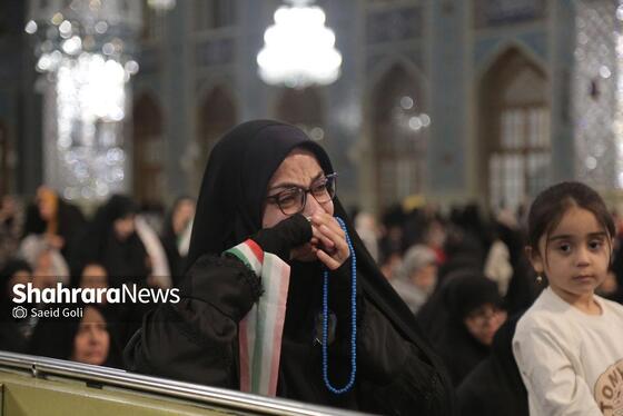 گزارش تصویری | اجتماع مهاجران افغانستانی ساکن مشهد در سوگ قائد امت