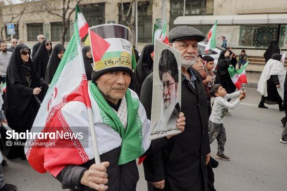 گزارش تصویری | خروش انقلابی نمازگزاران جمعه مشهد در محکومیت جنایات رژیم صهیونیستی و آمریکا