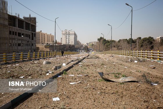 گزارش تصویری | خسارات ناشی از تجاوز هوایی آمریکا و رژیم صهیونیستی به ایران - تهران (۱۵ اسفند ۱۴۰۴)